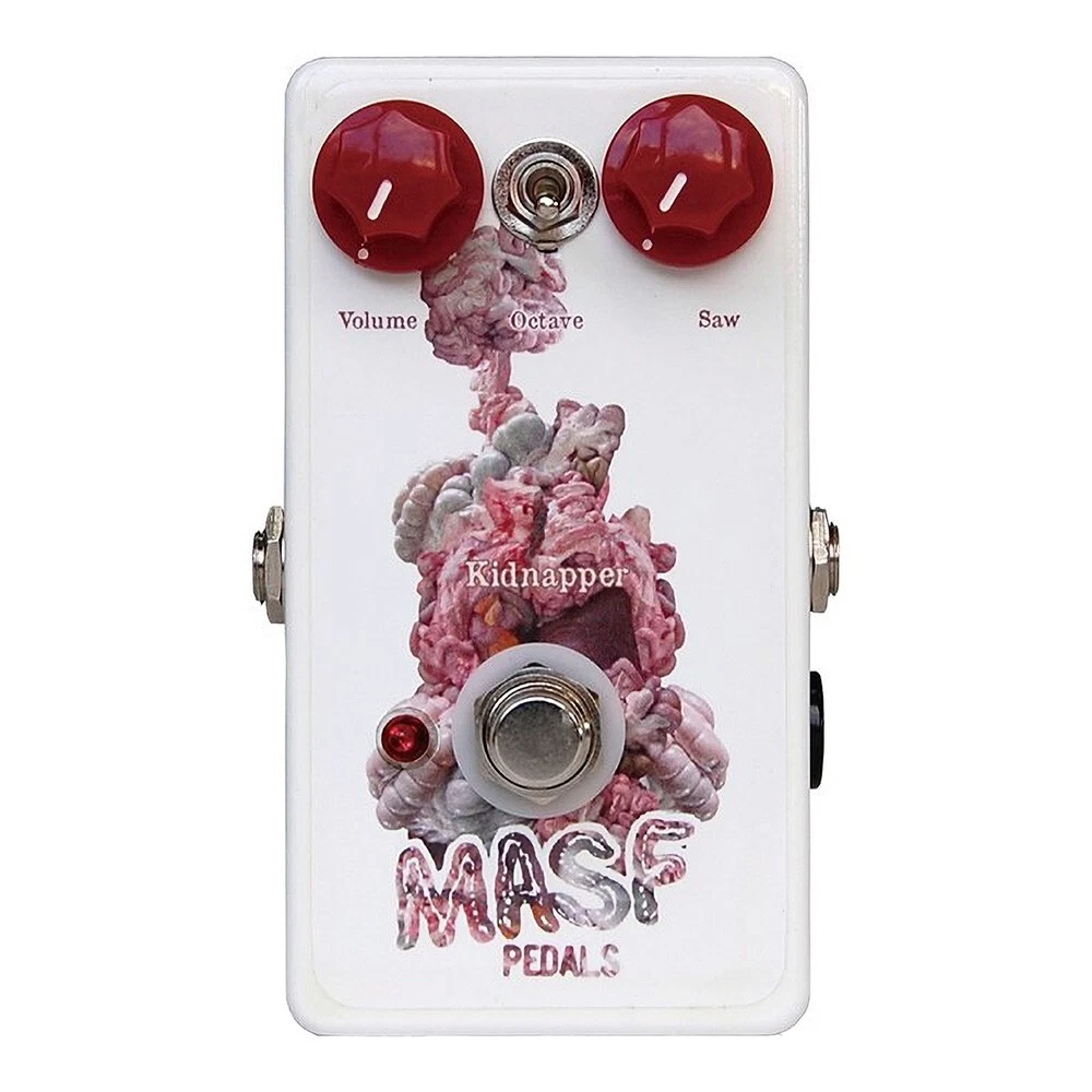 MASF Pedal Kidnapper Noise Effect Pedal OctaveDownx Fuzz New 9VD In / Output F/S