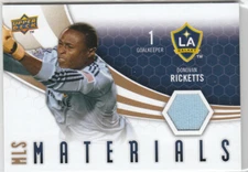  2010 Upper Deck WPS Materials #W-DR DONOVAN RICKETTS  Game Used Jersey LA GALAX