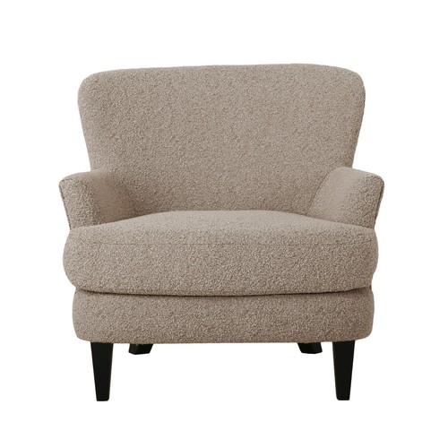 Gerald Boucle Upholstered Club Chair and Ottoman Set | eBay