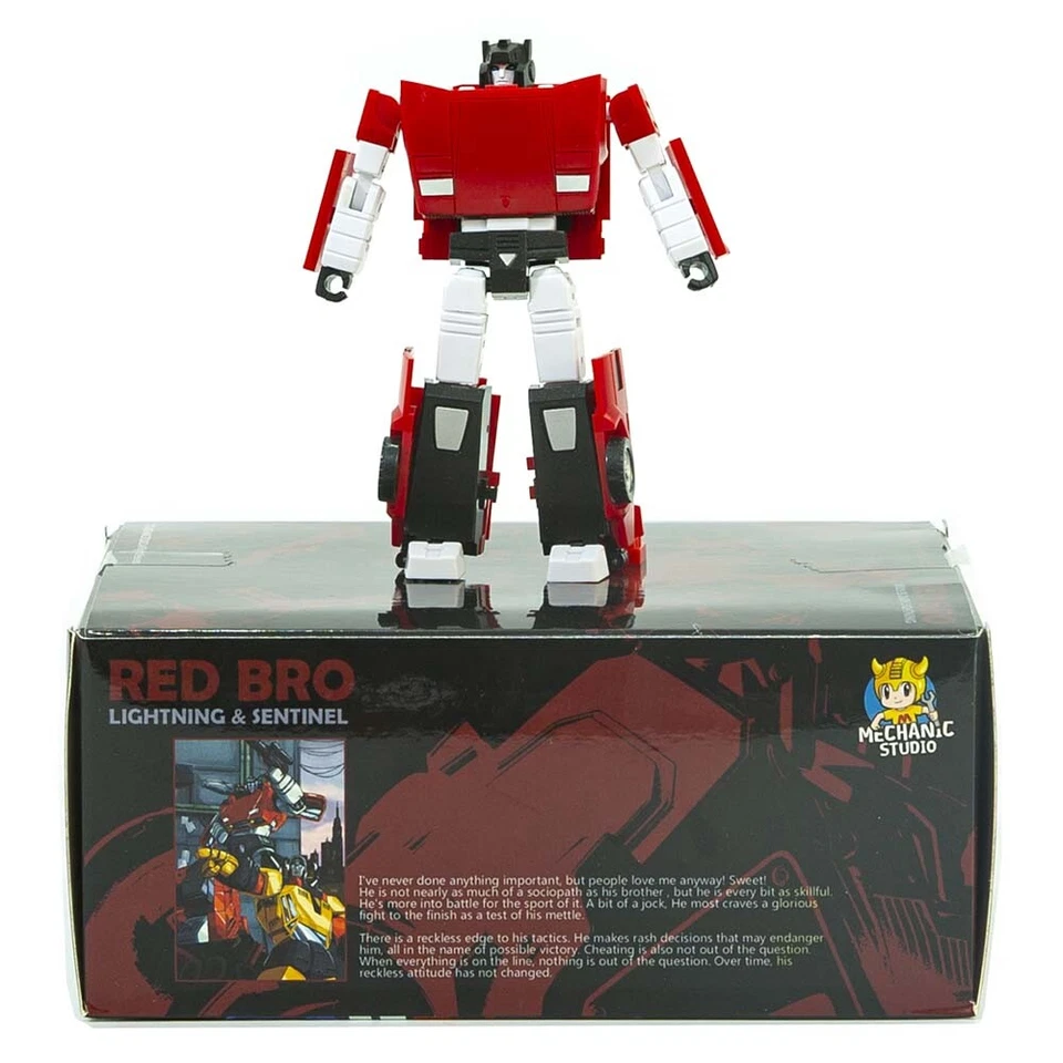 MFT MINI Pocket Series MS-05 MS05 Red Lightning Sideswipe Figure toy in stock - Image 2 of 4