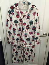 Soma Intimates Women's Multicolor X-mas Ornaments Shirt Pants L/S Pajamas Small