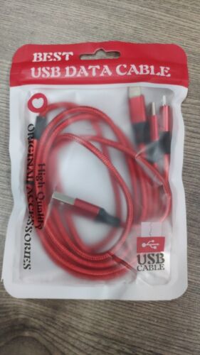 3 in 1 Universal USB Charging Cable Multi-Function Cell Phone Charger Cord Line2