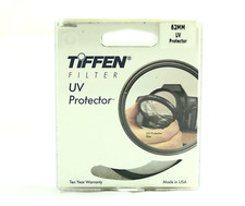 TIFFEN 62MM UV HAZE CAMERA LENS FILTER MINT