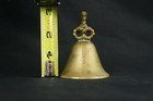Nice antique bronze / brass  figural bell 3" [Y8-W6-A8] — photo 8