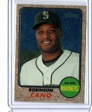 2017 Topps Heritage Chrome 676/999 #THC-422 Robinson Cano