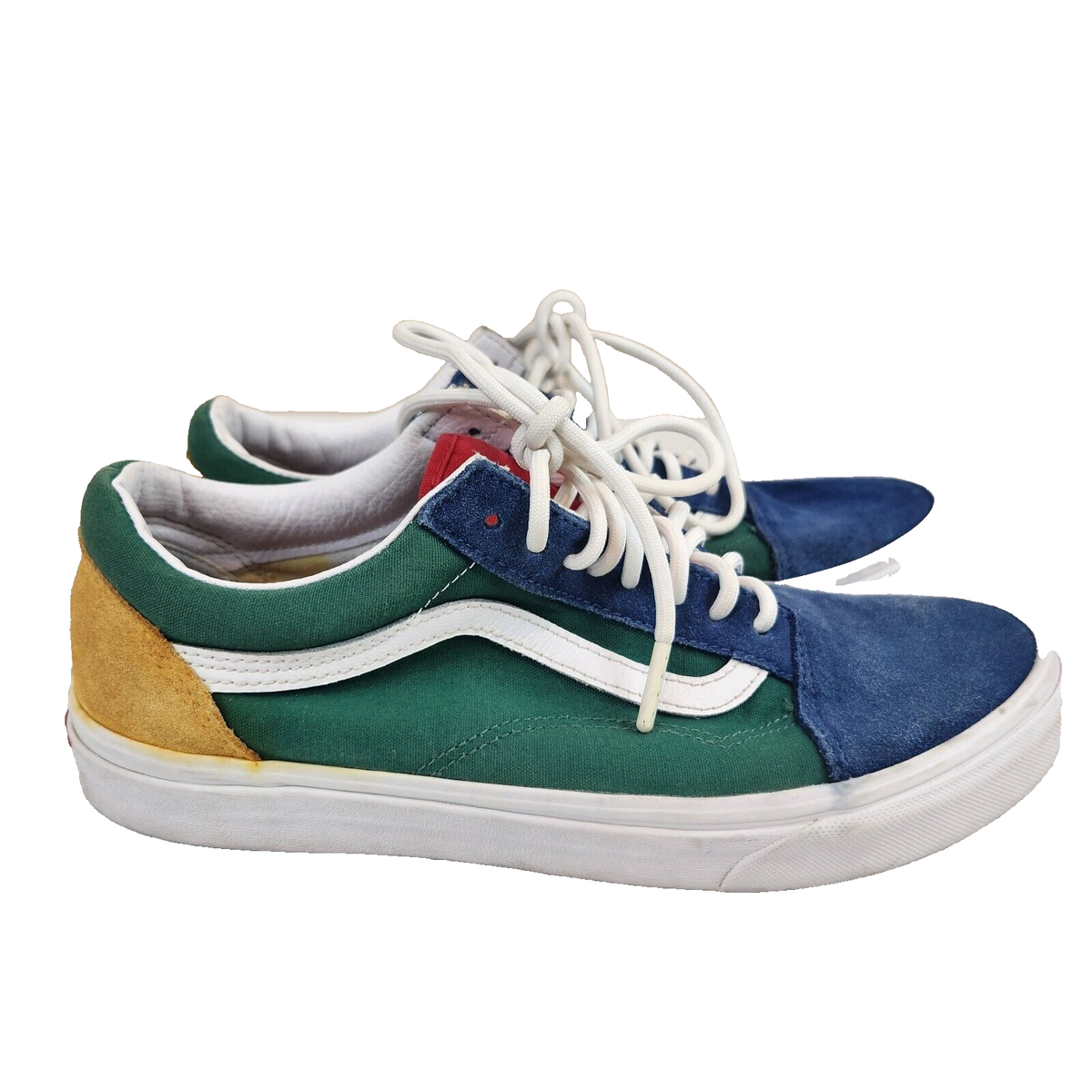 VANS Yacht Club Old Skool Primary Color Block Skate Shoes Mens