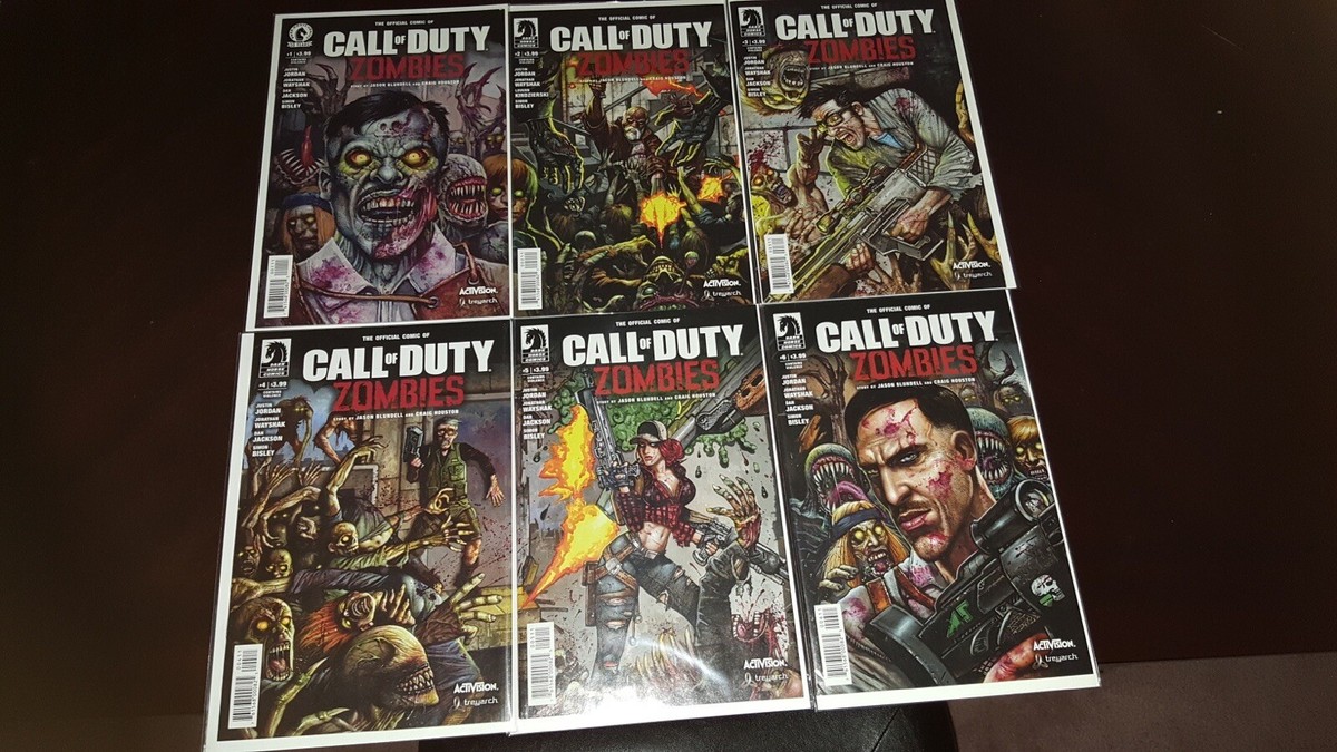 Call of Duty Zombies 1 - 6 Complete Set - NM- HIGH GRADE