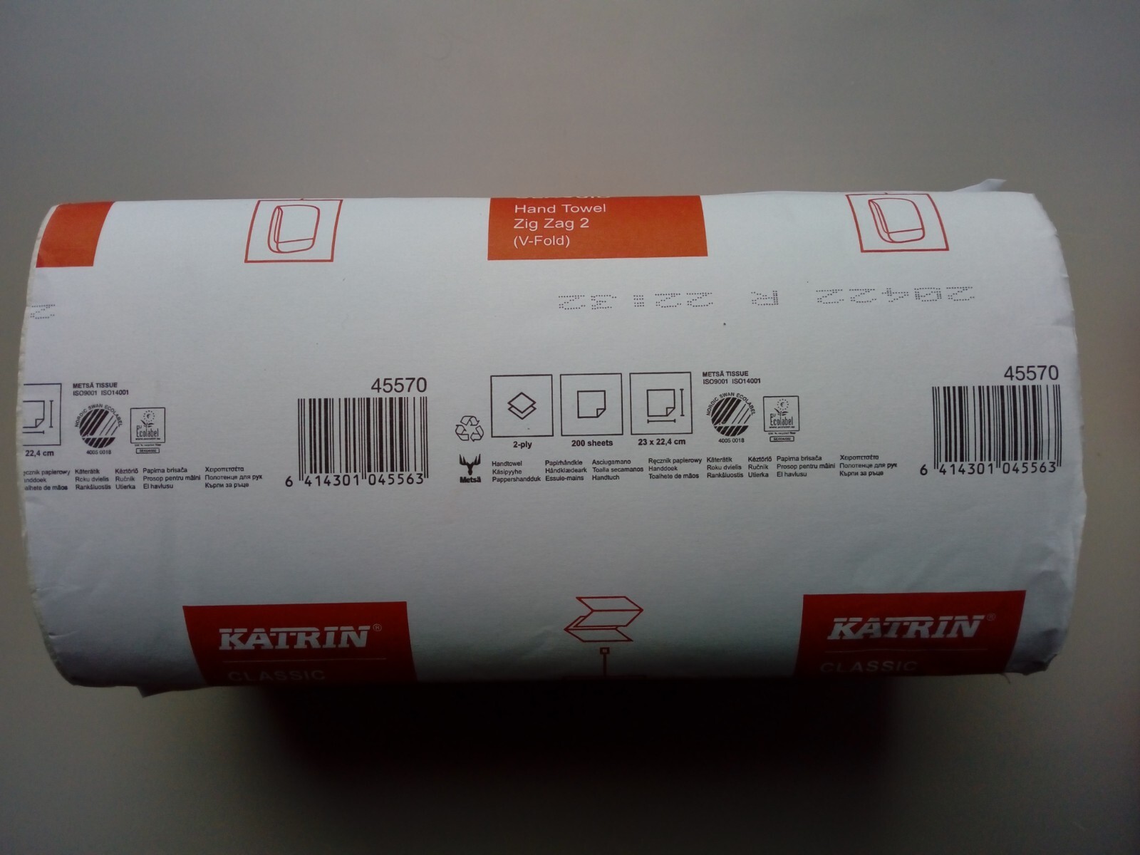 9 x pack White Paper Classic Quality Hand Towel Katrin ZigZag 2ply V fold 45570 6414301045563 eBay