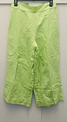 Boston Proper Linen Cropped Pant Women s Small New in packaging