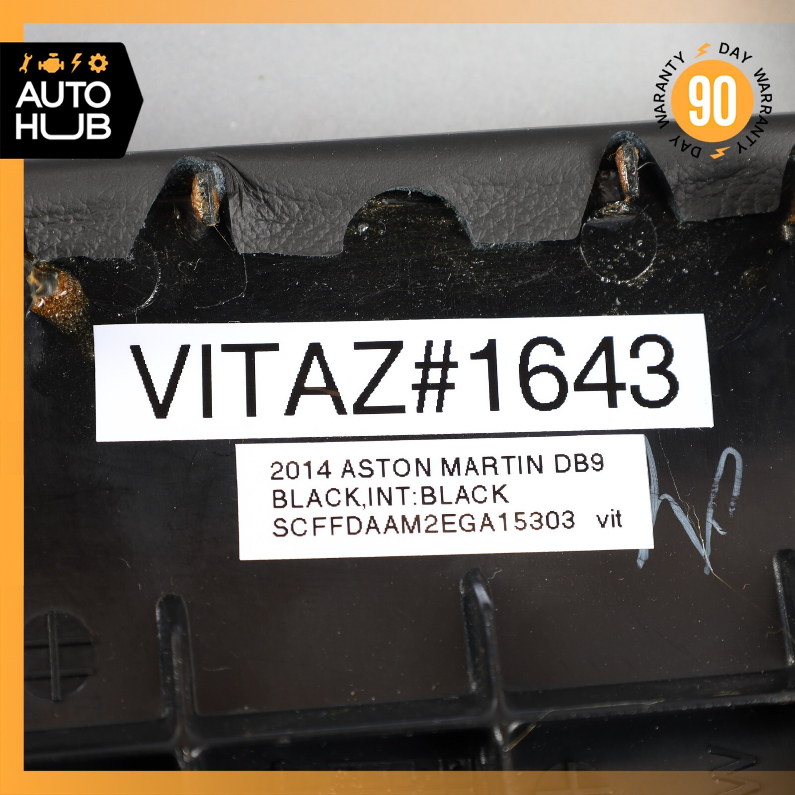13-16 Aston Martin DB9 Left Side Upper Inner Cover Air Vent Trim OEM 35k