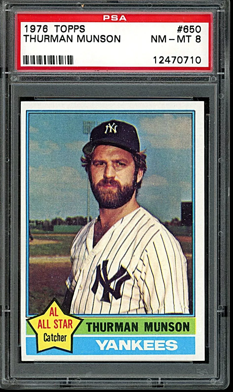 Thurman Munson trading card