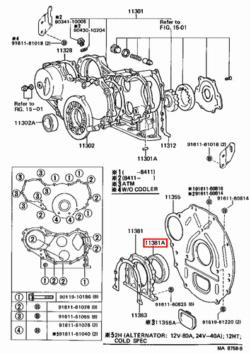 Genuine Toyota LandCruiser HJ75 2H 4.0 Diesel Rear Main Oil Crankshaft Seal - Picture 6 of 13