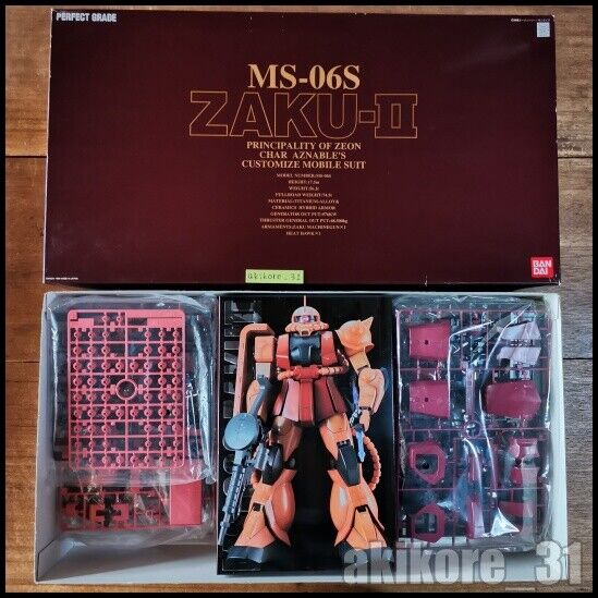 Gundam PG 1/60 MS-06S Char Aznable Exclusive Zaku II Mobile Gundam PG 1/60 MS-06S Char Aznable Exclusive Zaku II Mobile