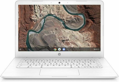 HP Chromebook 14-db0030nr 14 in (32 GB eMMC, AMD A4 Dual-Core, 2.50 GHz, 4 GB) Laptop - Snow white 5VD66UA#ABA