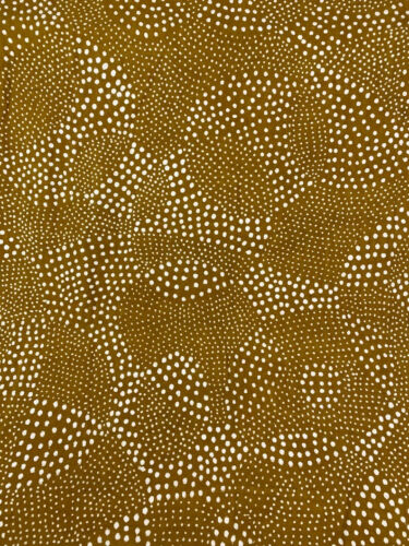 Mara Yellow Handmade Mudcloth Segou Blanket Bogolan Textile Bedsheet Boho Decor - Picture 3 of 10