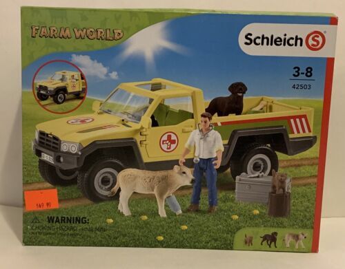 Schleich World Of Nature Farm Life 21052 Zoo Playset With Farm
