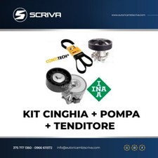 KIT SERVIZI + POMPA ACQUA VALEO FIAT GRANDE PUNTO PANDA 500 1.3 MJT 70 75 90CV