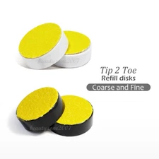 Luxor Pro Tip2Toe Fine & Coarse Refill Disks 24 piece *Choose any one* Tip 2 Toe
