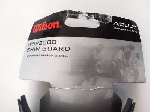 Wilson WSP2000 Shin Guard Adulto Negro Ligero Carcasa Reforzada - Imagen 3 de 4