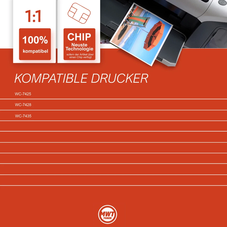 2x Druckerpatronen f�r Xerox 7425RX 06R01395 6R1395 BLACK - Bild 3 von 4