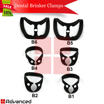 Kit Pinces à Digue Dentaire Brinker - Rétracteur Gingival, Acier Inoxydable, Marquage CE