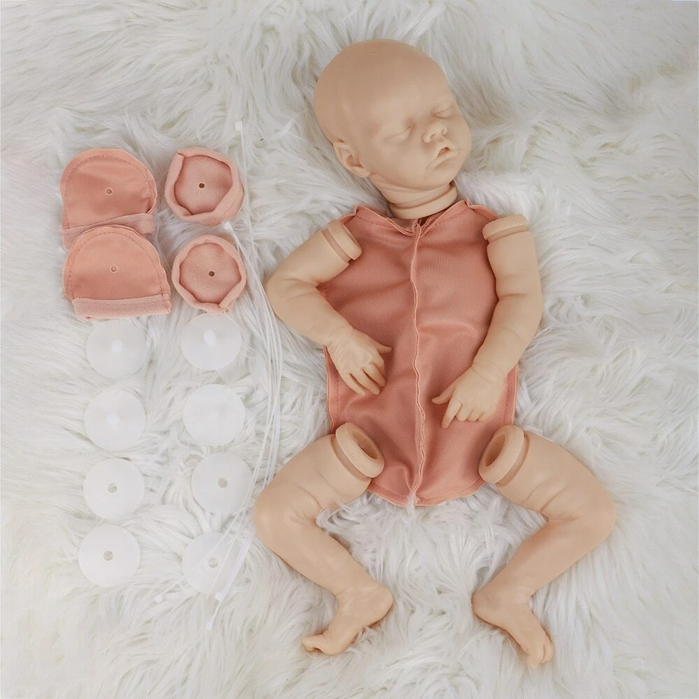 17 Inches Twin A/ B Reborn Baby Doll Kits Reborn Babies Toddler Kit,  Newborn Twins, Reborn Preemie Baby, Lifelike Reborn D