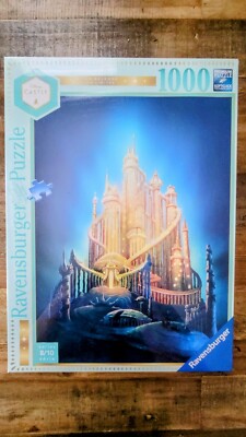 Disney! Ravensburger Ariel Little Mermaid Castle 1000 Pc Puzzle