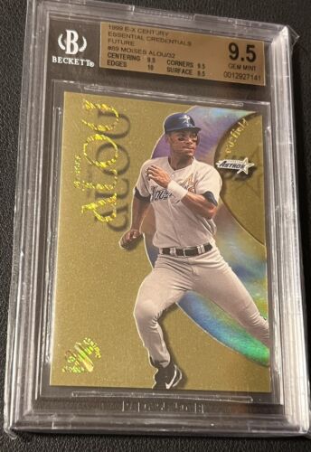Moises Alou 1999 SkyBox E-X credenziali essenziali futuro/32 True BGS 9,5 POP 1 - Foto 2 di 4