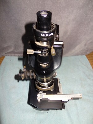 VINTAGE NIKON MICROSCOPE (NOT TESTED) | eBay