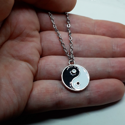 Uloveido Collane Yin Yang Abbinate A Forma Di Cavallo Per Coppie - Acciaio Inox Con Cristallo, Regalo San Valentino