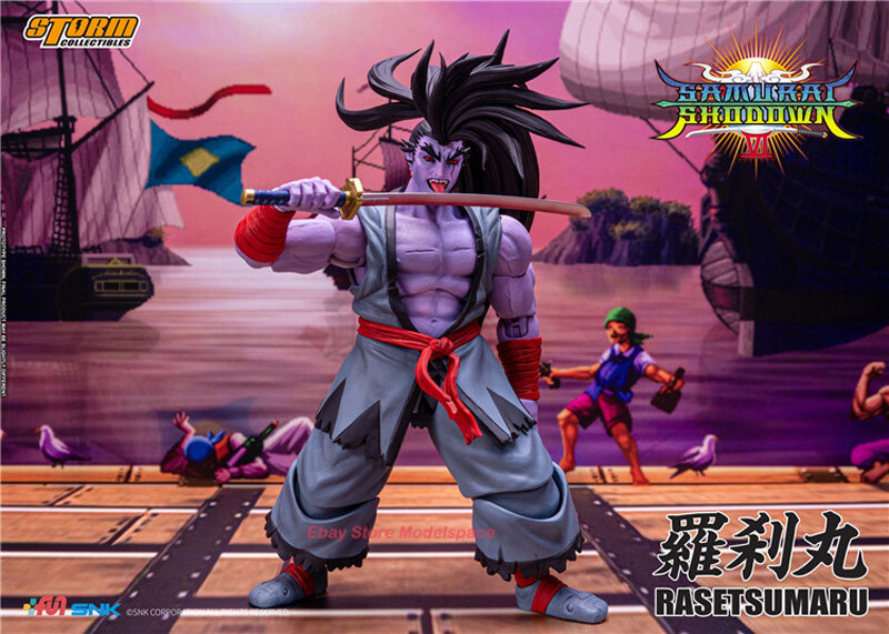 Storm Toys サムライスピリッツ天草降临 Samurai Spirits Storm Toys Samurai Spirits Rasetsumaru 1/12 Action Figure