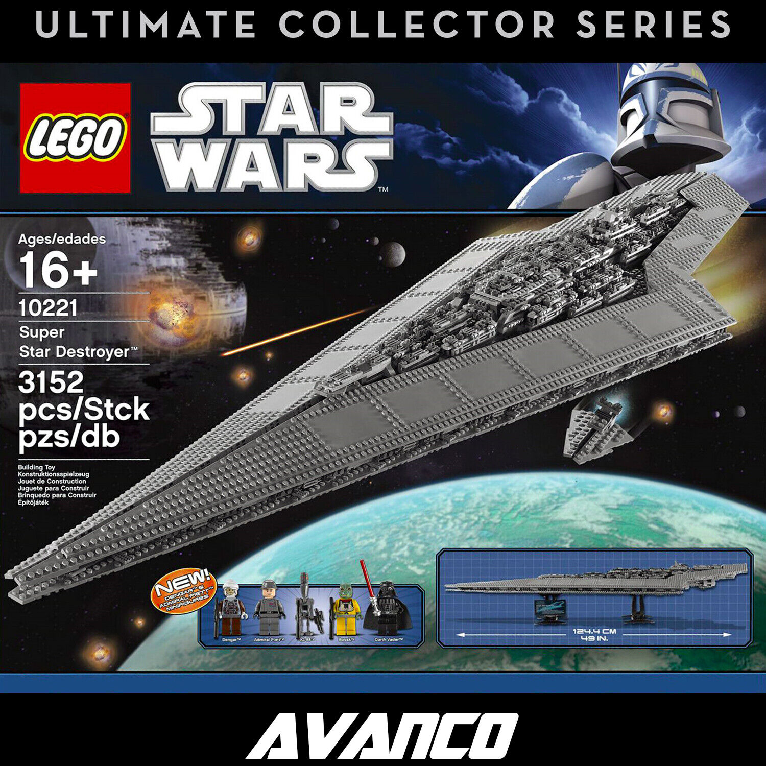 Star Star Destroyer 10221 UCS Vader NEW RETIRED | eBay