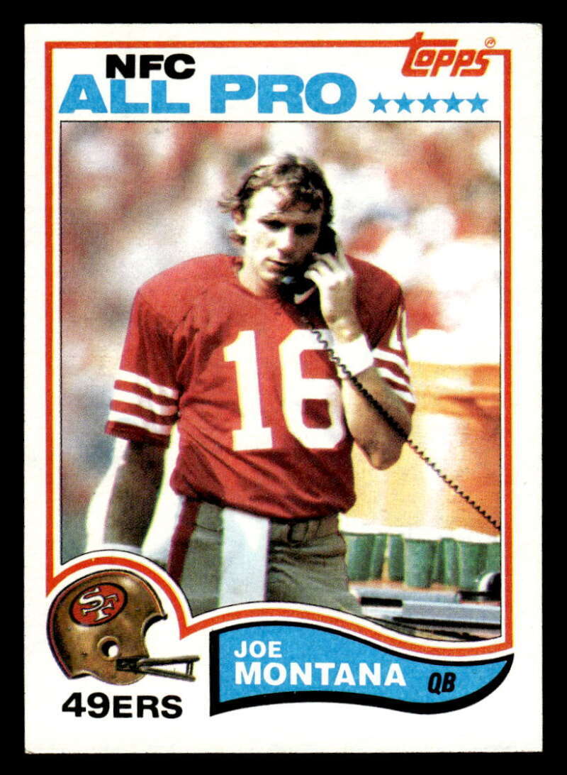 1982 Topps Joe Montana San Francisco 49ers 488 EX XX9812