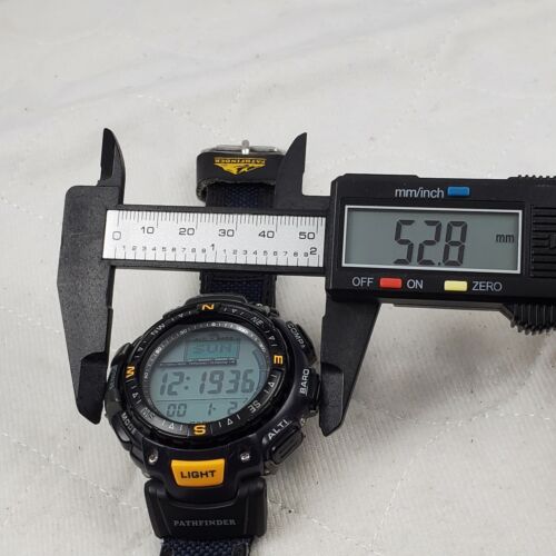 CASIO PATHFINDER PAG-40 HÖHENMESSER KOMPASS TRIPLE SENSOR HERREN UHR NEUE BATTERIE - Bild 9 von 10