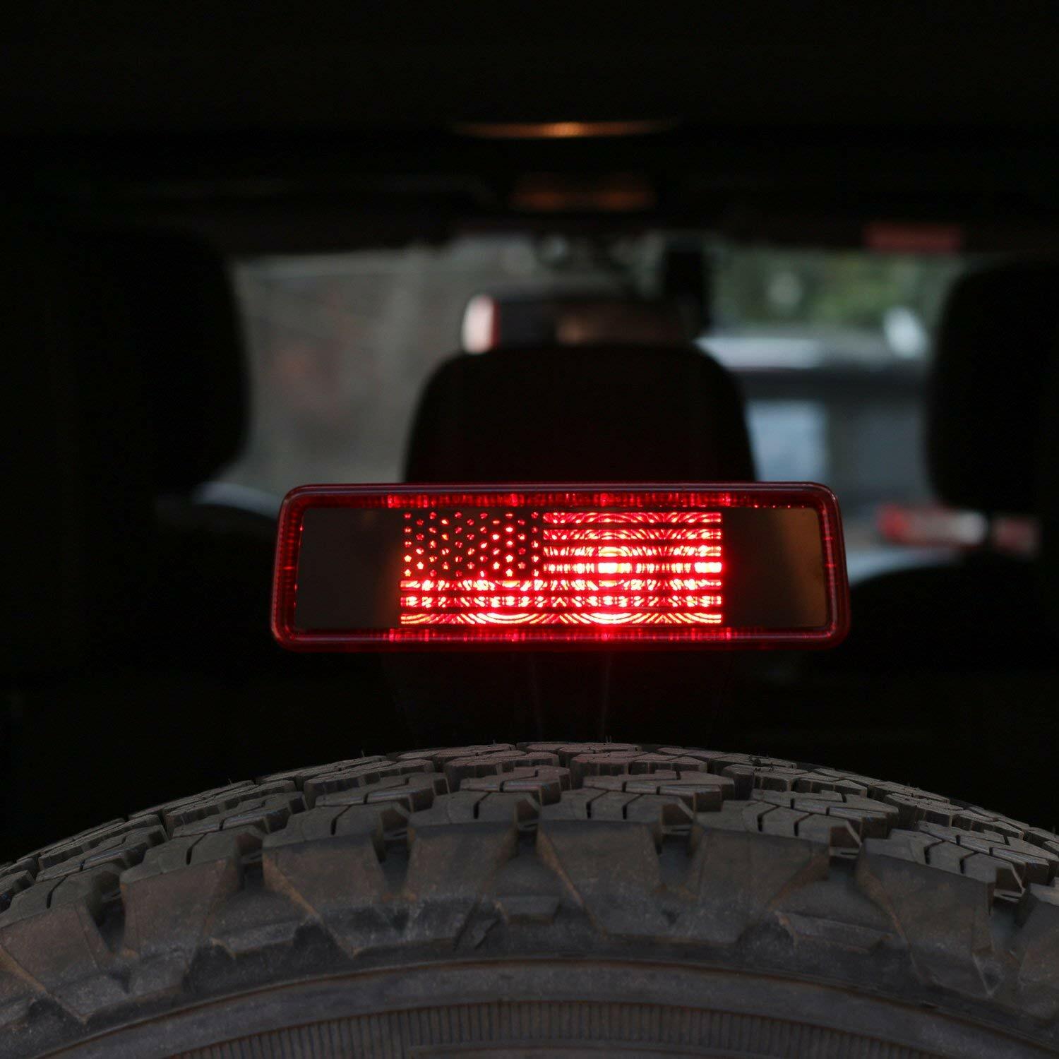 Taillights & Third Brake Light Cover For Jeep Wrangler JK JKU Unlimited