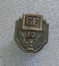General Foods sterling 10 year pin