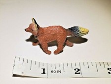 Fox Toy Figure Toy Plastic 2"  Realistic Play or Diorama