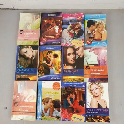 Mills & Boon Modern, Special Moments Romance 12 Books Bundle Vintage Fiction PB