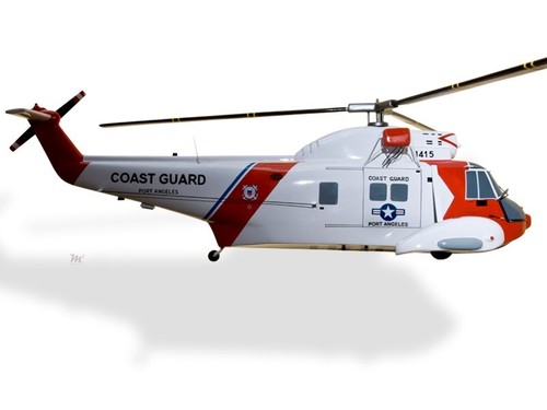 Sikorsky HH-52A Seaguard US Coastguard Port Angeles elicottero in legno piccolo 1/48 - Foto 2 di 12