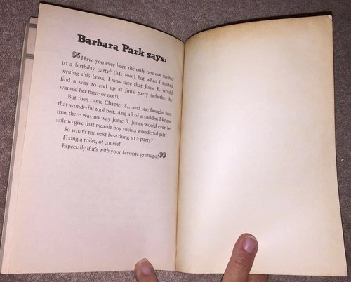 Junie B. Jones and That Meanie Jim's Birthday by Barbara Park 1999 Paperback - Picture 4 of 5