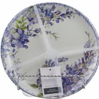 Rachel Ashwell Purple Violet Flower Salad Plates Melamine Set of 4
