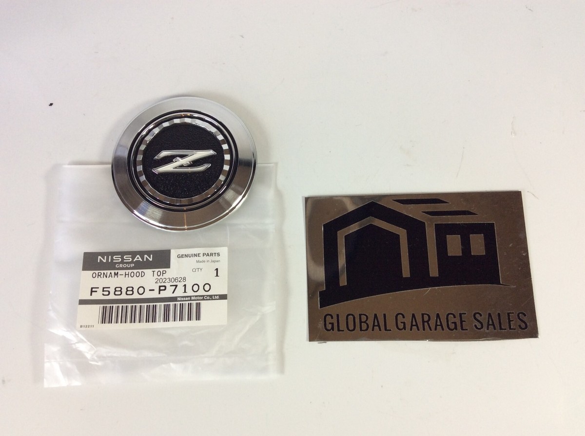 Nissan OEM F5880-P7100 Datsun 280ZX S130 Front Hood Z Emblem Badge