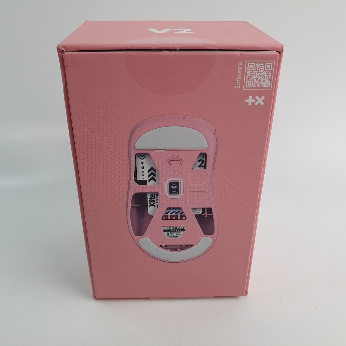Pulsar Xlite V2 Wireless Pink Medium Gaming Mouse Ultralight