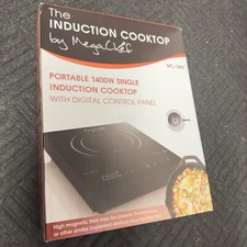 Portable 11 in. Ceramic Glass Induction Cooktop with Digital Panel