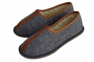 mens wool lined slippers