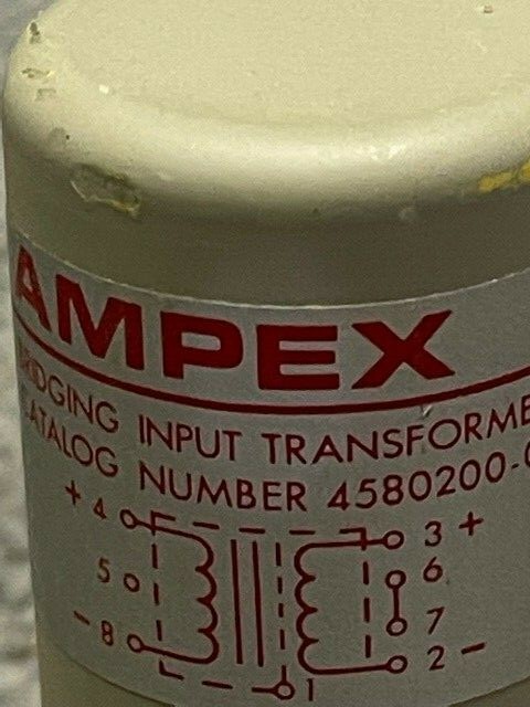アンプ AMPEX 4580200-01 Briding Transformer AMPEX Model 4580200-1 Bridging Input Transformer | eBay