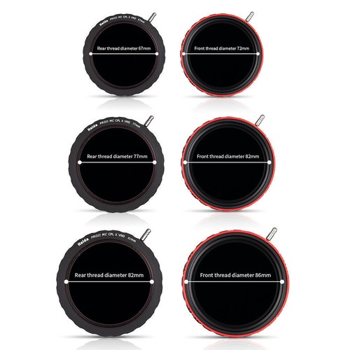 Haida 82mm ND Filter PROII VND CPL 2in1 (3-7 stop) Variable Filter - Picture 12 of 12