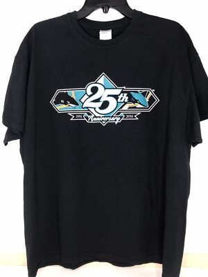 Sharks 25th Anniversary tshirt San Jose Sharks Hockey