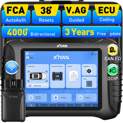 XTOOL IP900BT Bidirectional OBD2 Scanner Full System Diagnostic FCA 38+ Resets