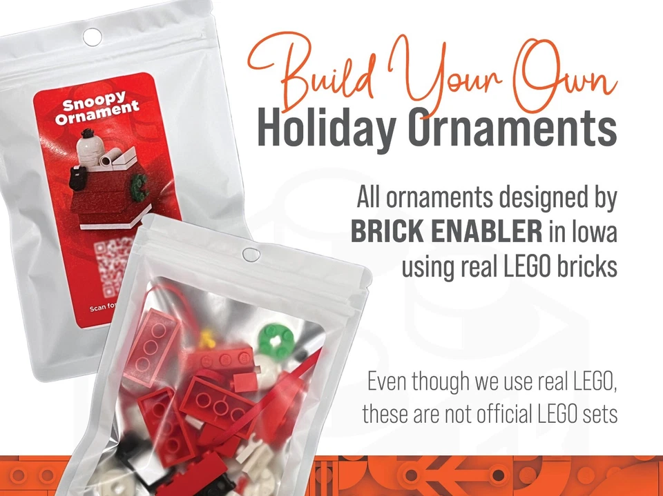 Holiday Christmas Tree Ornament | Made with 100% Genuine New LEGO - Image 3 of 4